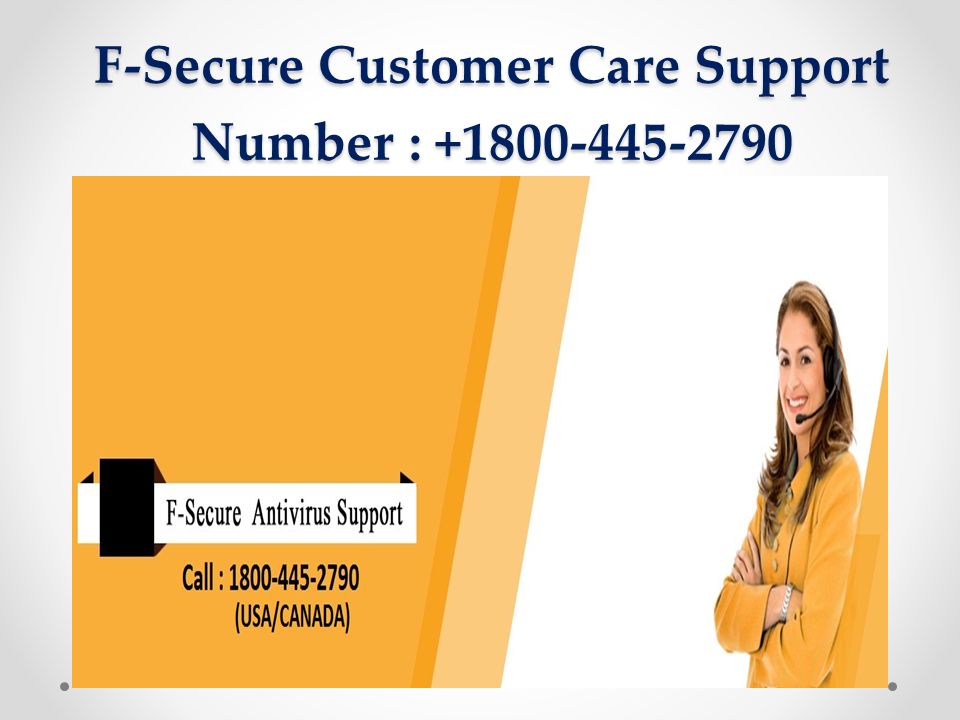 F-Secure Customer Care Support Number :