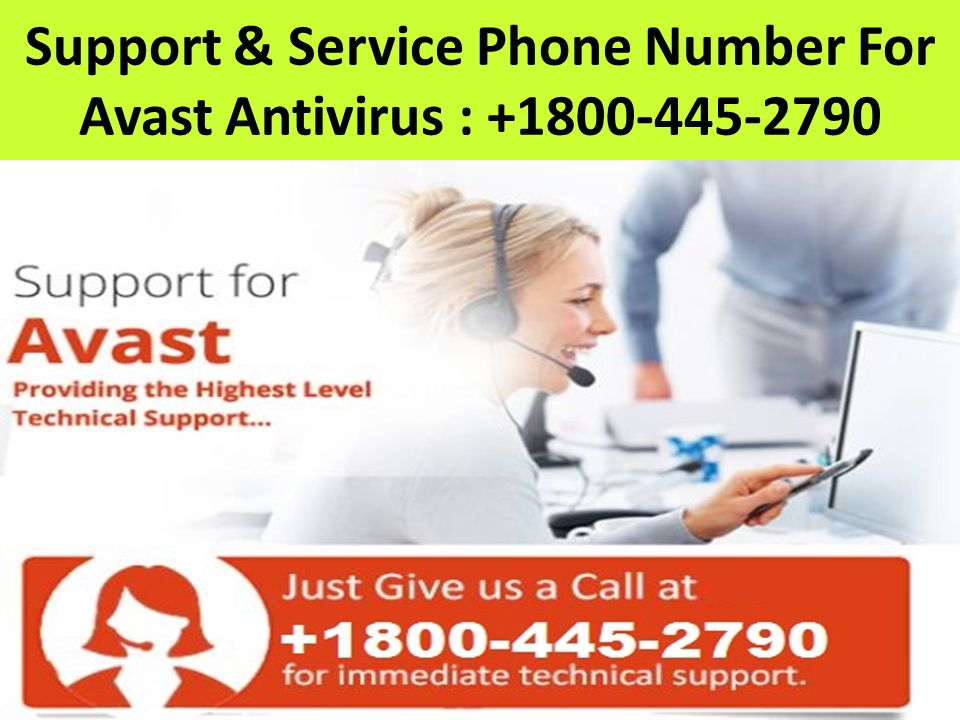 Support & Service Phone Number For Avast Antivirus :