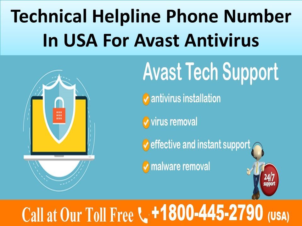 Technical Helpline Phone Number In USA For Avast Antivirus