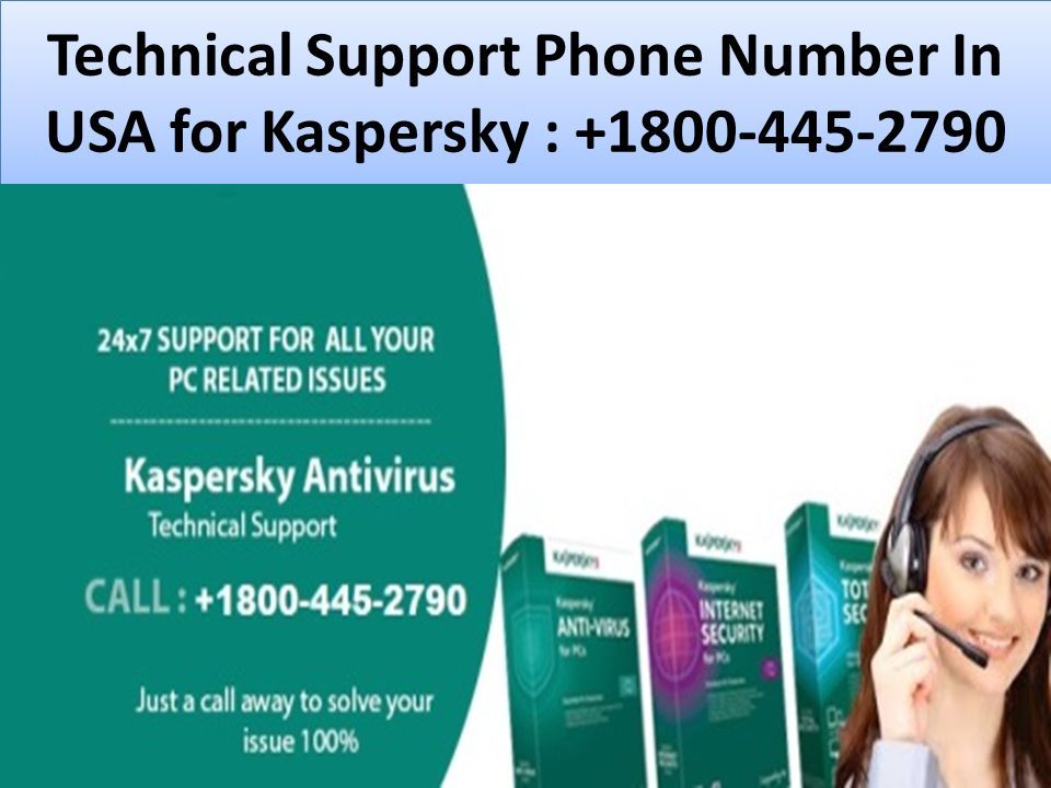 Technical Support Phone Number In USA for Kaspersky :
