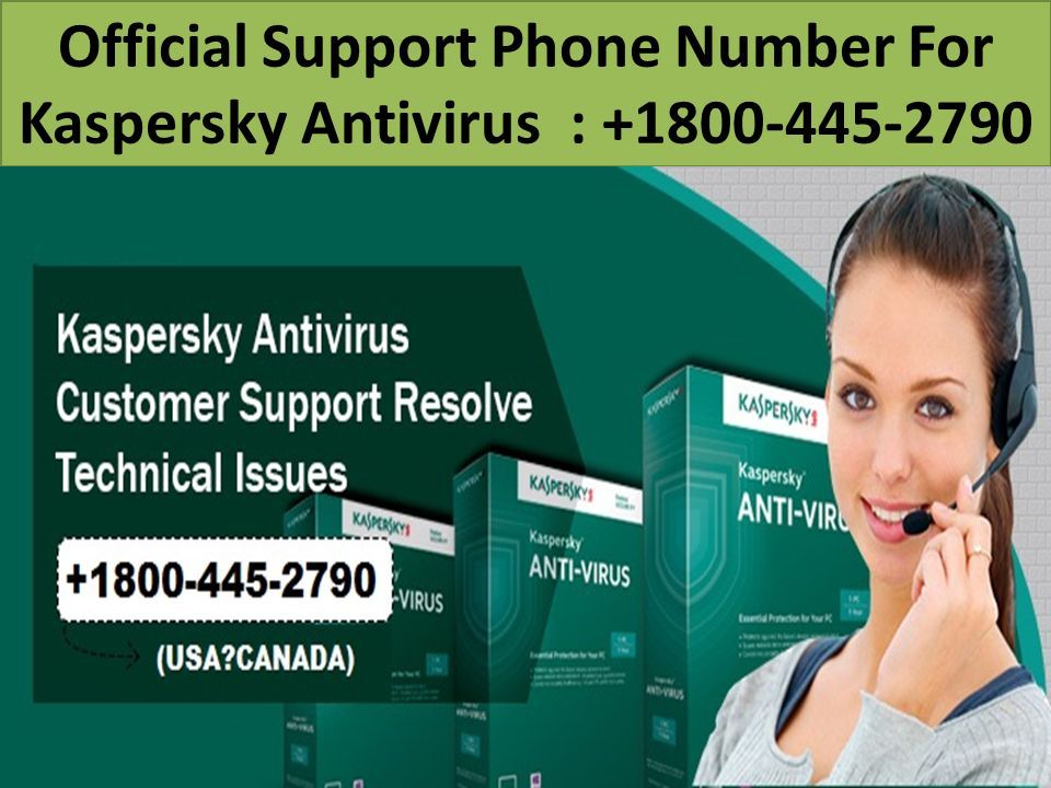 Official Support Phone Number For Kaspersky Antivirus :