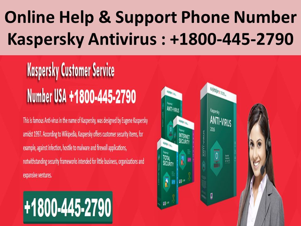 Online Help & Support Phone Number Kaspersky Antivirus :