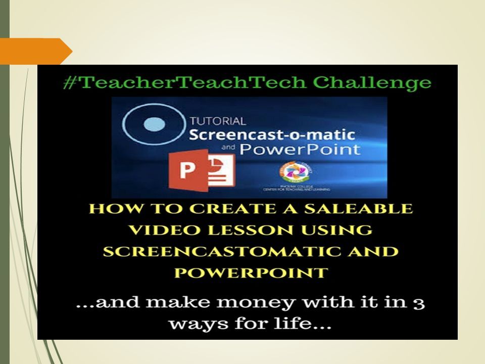 use screencast o matic with powerpoint