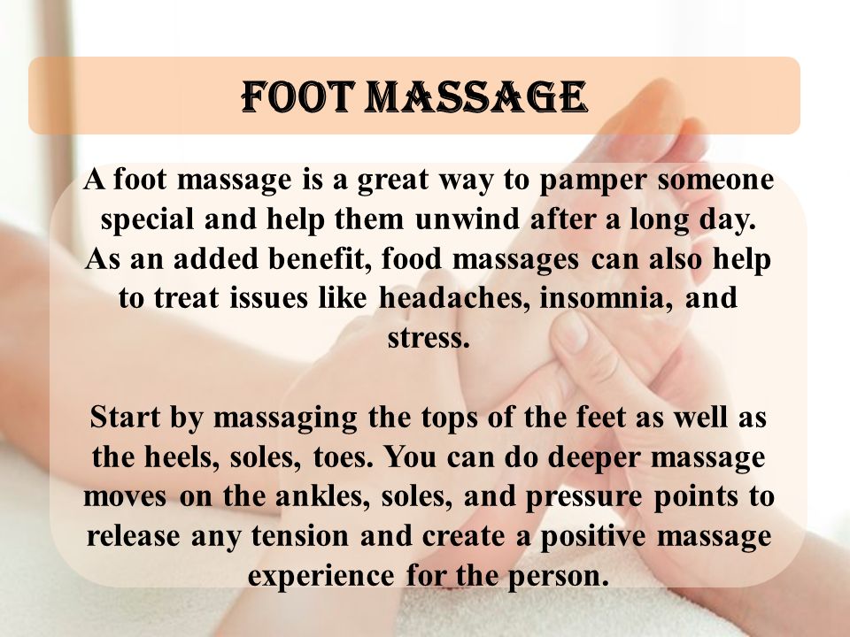Full Body Massage Technique Full body massage may take many forms because  of the variety of types of massage, called modalities, practiced. According  to. - ppt download