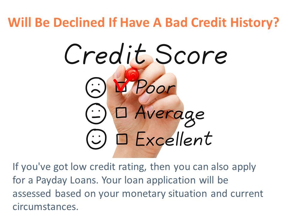 pay day advance financial products a bad credit score