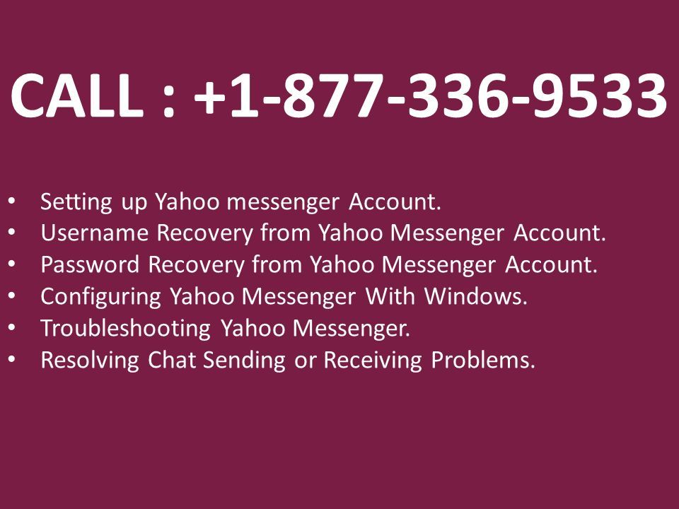 Yahoo mail support number usa toll free ppt download