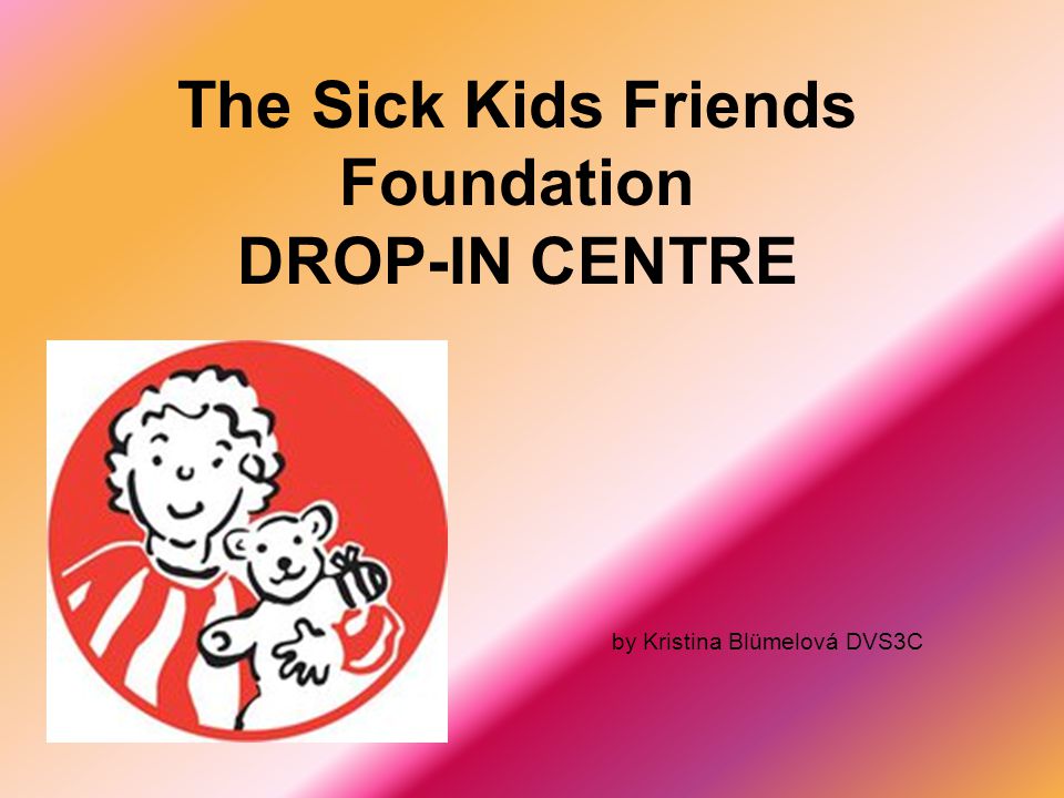 The Sick Kids Friends Foundation DROP-IN CENTRE by Kristina Blümelová DVS3C