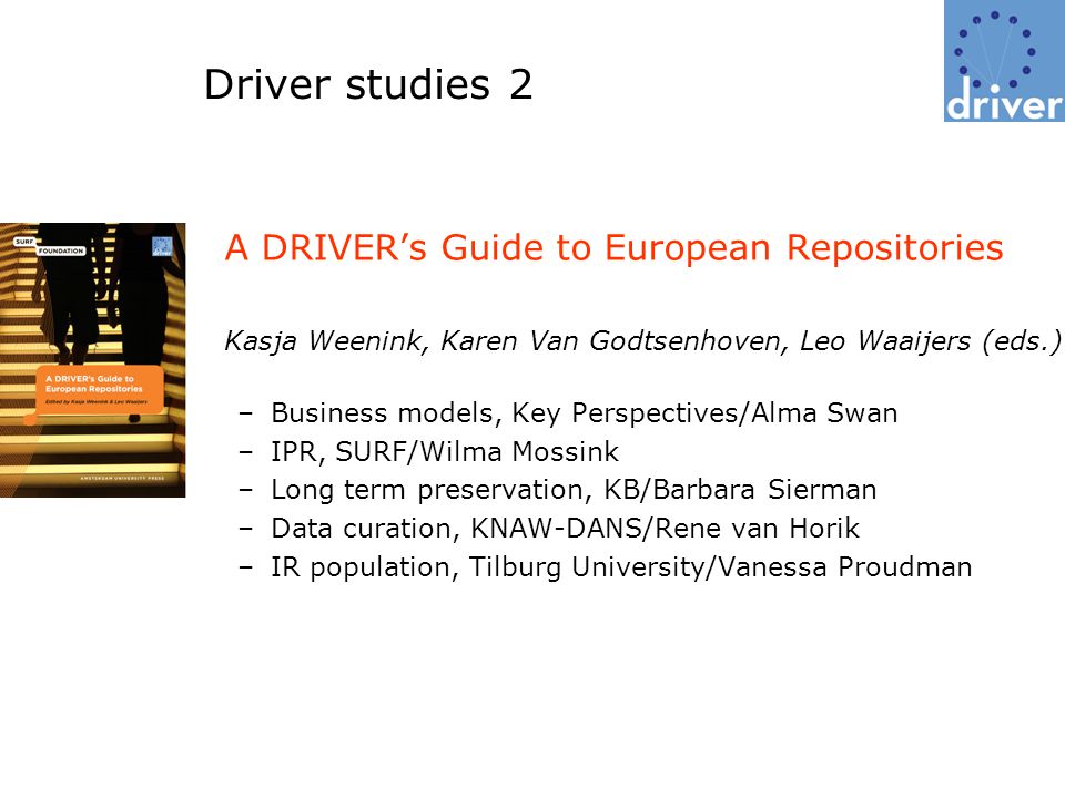 A DRIVERS guide to European repositories