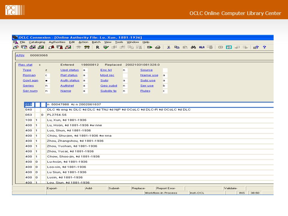 oclc connexion client 2.1