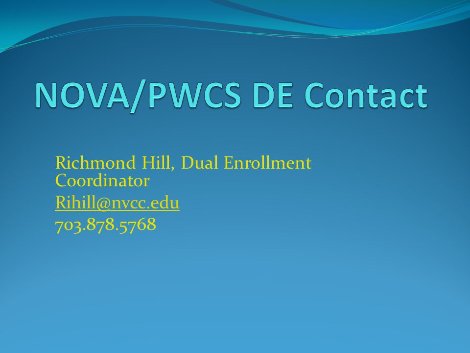 Richmond Hill, Dual Enrollment Coordinator