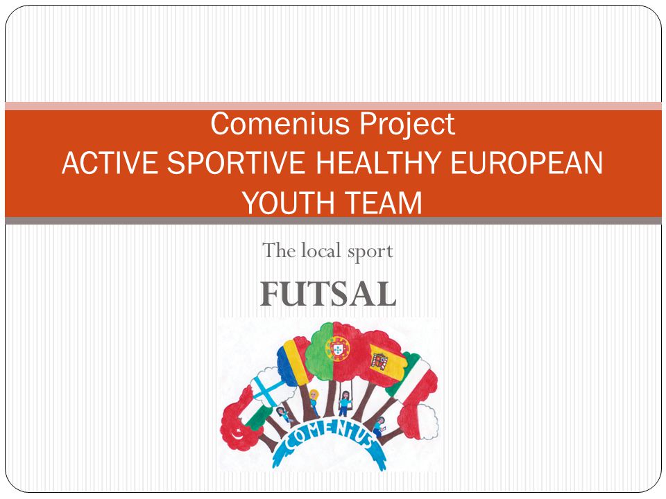 The local sport FUTSAL Comenius Project ACTIVE SPORTIVE HEALTHY EUROPEAN YOUTH TEAM