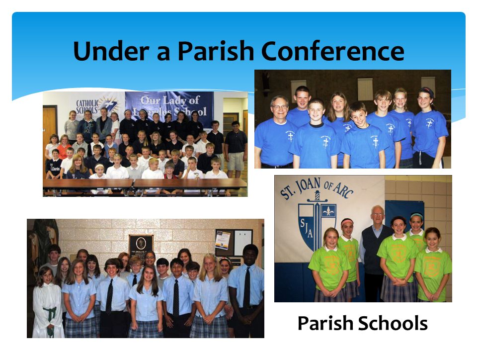 Under a Parish Conference Parish Schools