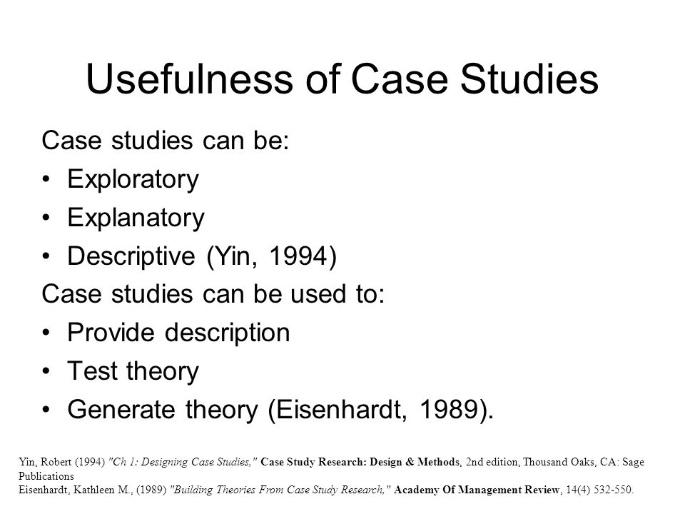 yin 1994 case study research
