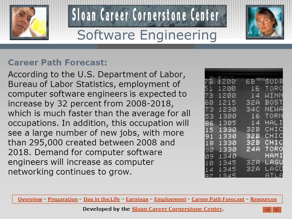 Employment: Computer software engineers and computer programmers hold about 1.3 million jobs in the United States.