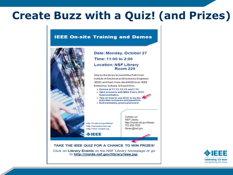 Create Buzz with a Quiz! (and Prizes)