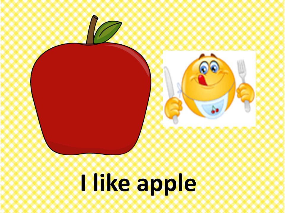 I like apple