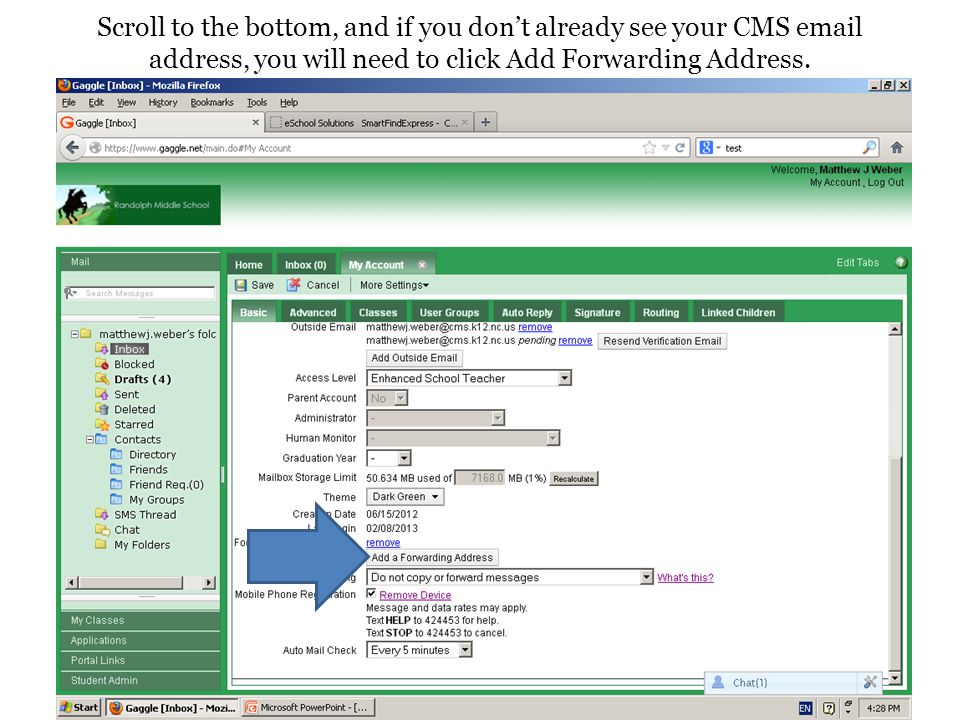 gaggle mail to cms mail to forward gaggle to cms mail log cms gaggle