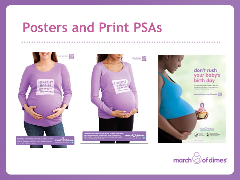 Posters and Print PSAs