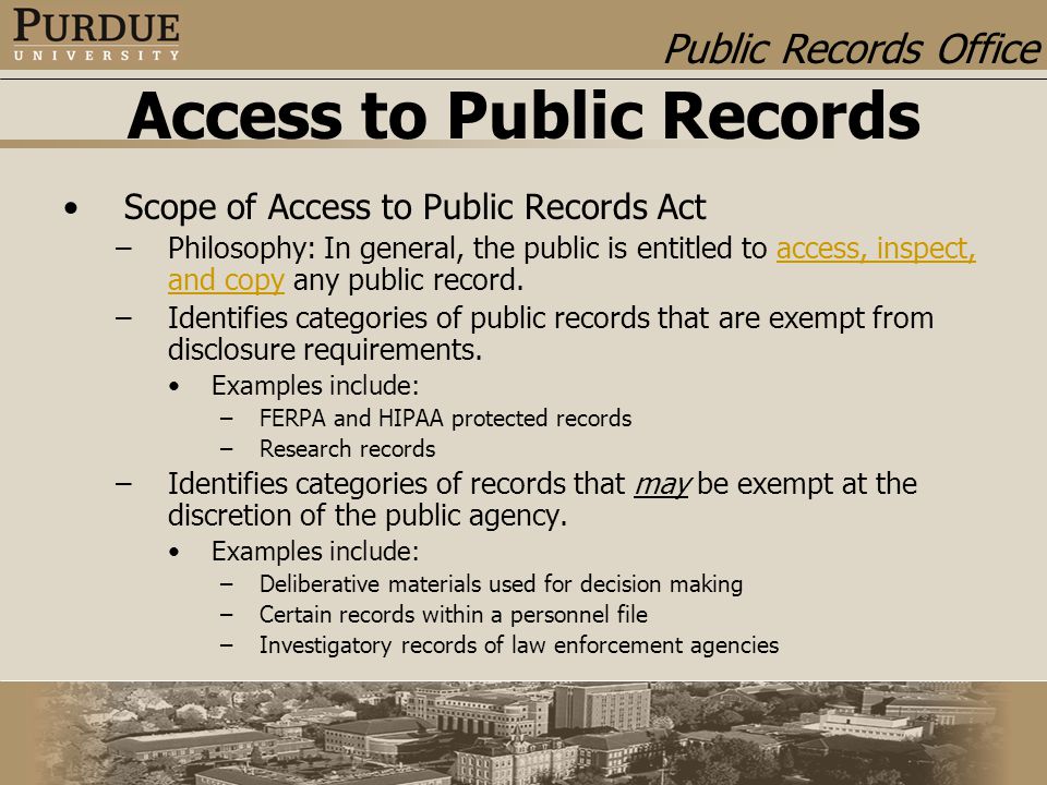 public records office indiana access to public records act and public records offices
