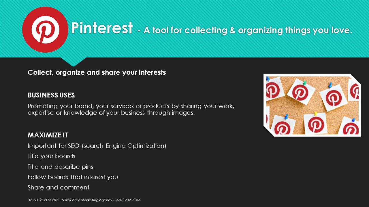 Pinterest - A tool for collecting & organizing things you love.