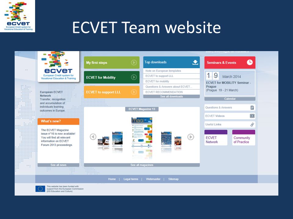 ECVET Team website