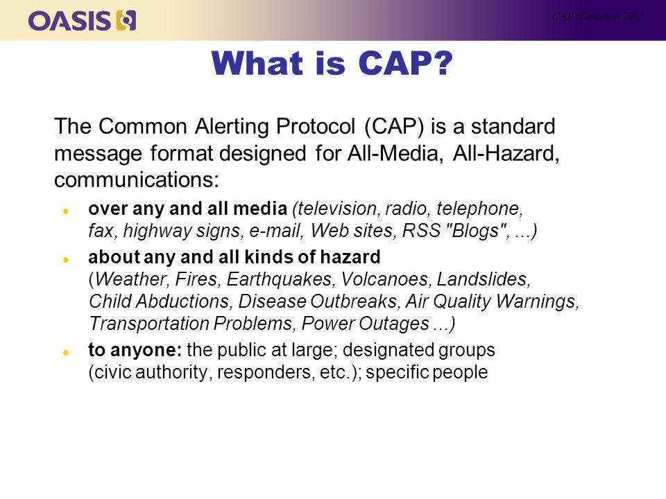 What is CAP.