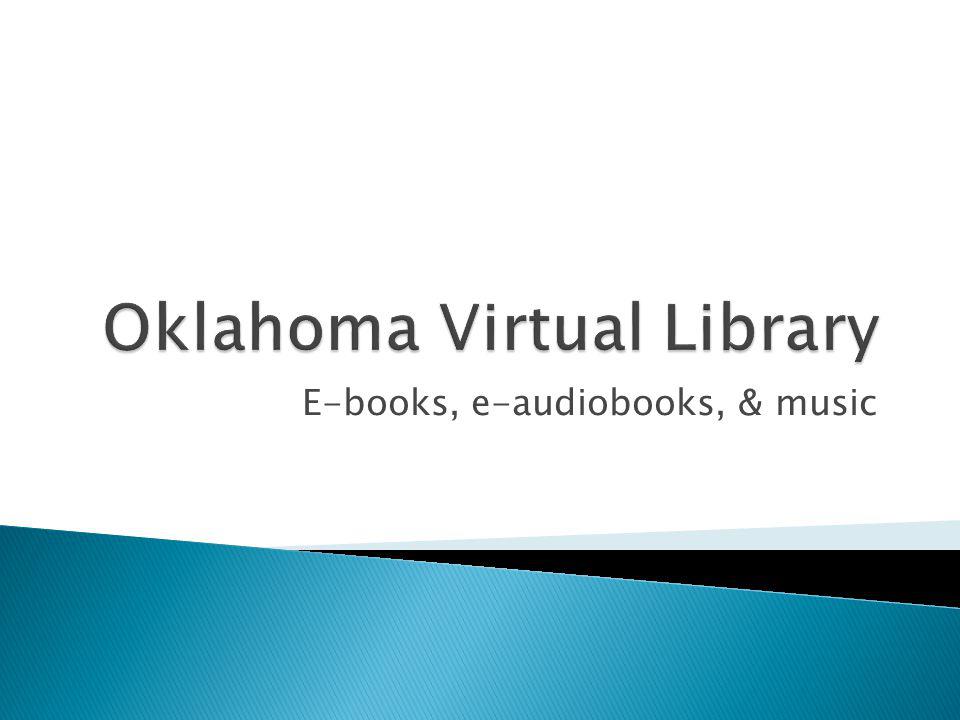 E-books, e-audiobooks, & music