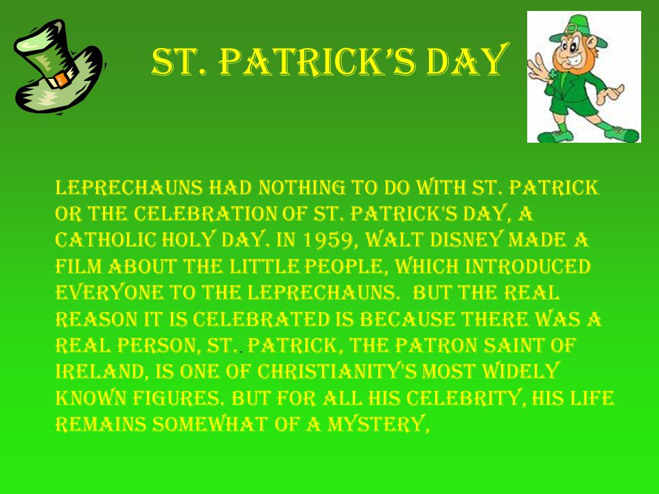 st patrick s day leprechauns had nothing to do with st patrick or