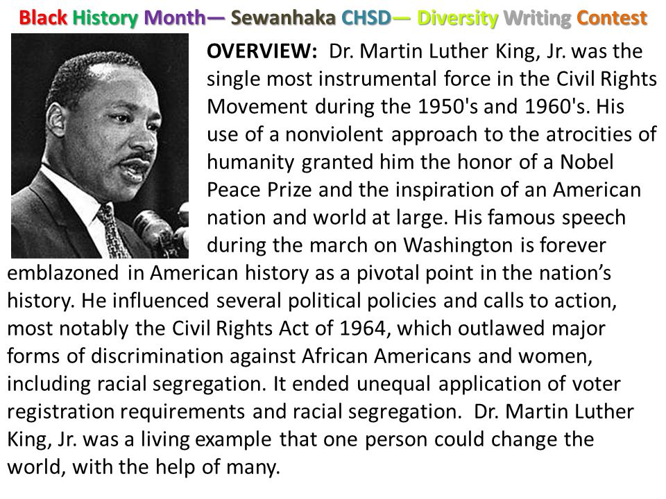 MLK Jr. Contest-10th. GRADE 8--"We must learn to live together as brothers  or perish together as fools." –Martin Luther King Jr. - ppt download