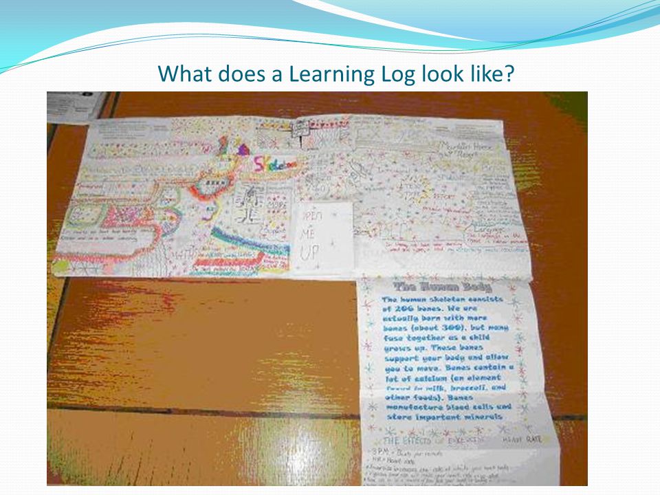 What would I have to do in a Learning Log.