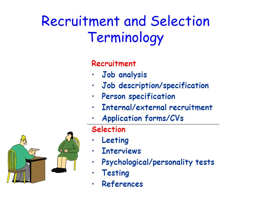Recruitment and Selection Human Resource Management