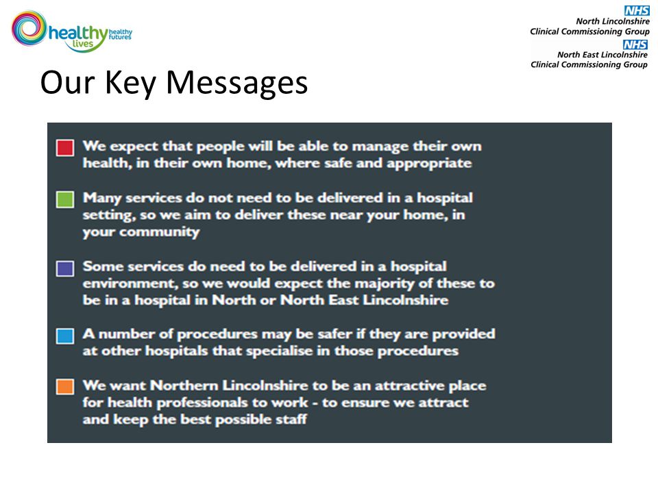 Our Key Messages