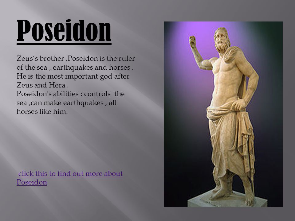 Ancient Greek Gods U The Gods There Was 12 Main Gods They Are Called Zeus Poseidon Hades Ares Apollo Hephaestus Hera Artemis Aphrodite Demeter Ppt Download