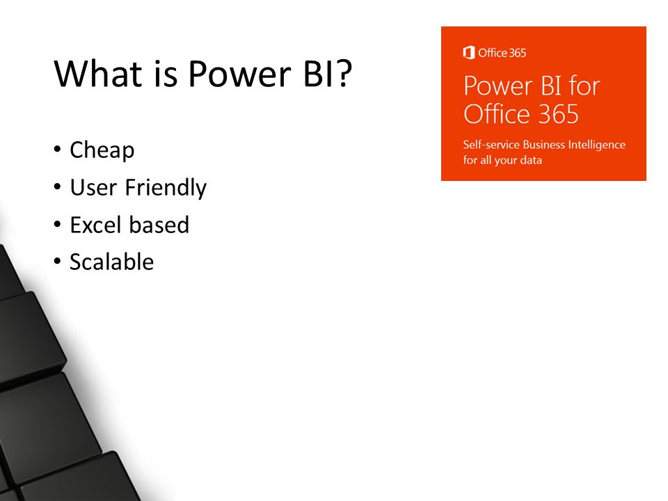 What is Power BI Cheap User Friendly Excel based Scalable