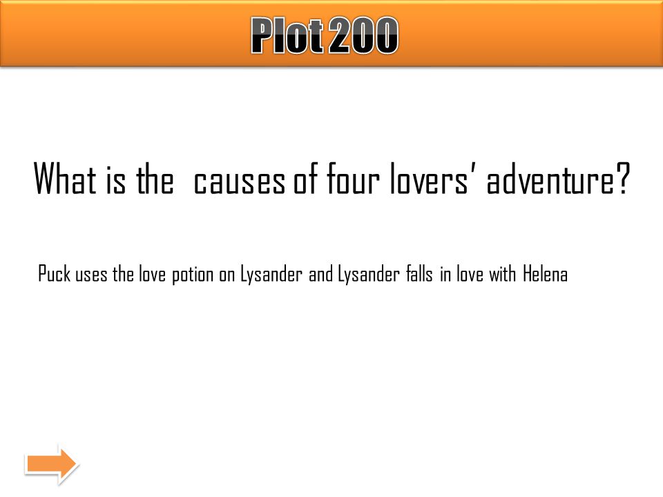 What is the causes of four lovers’ adventure.