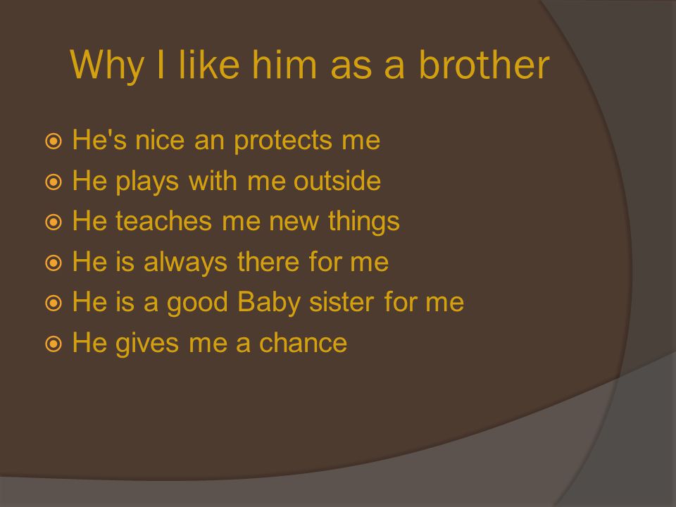 Best of Hes Like A Brother To Me