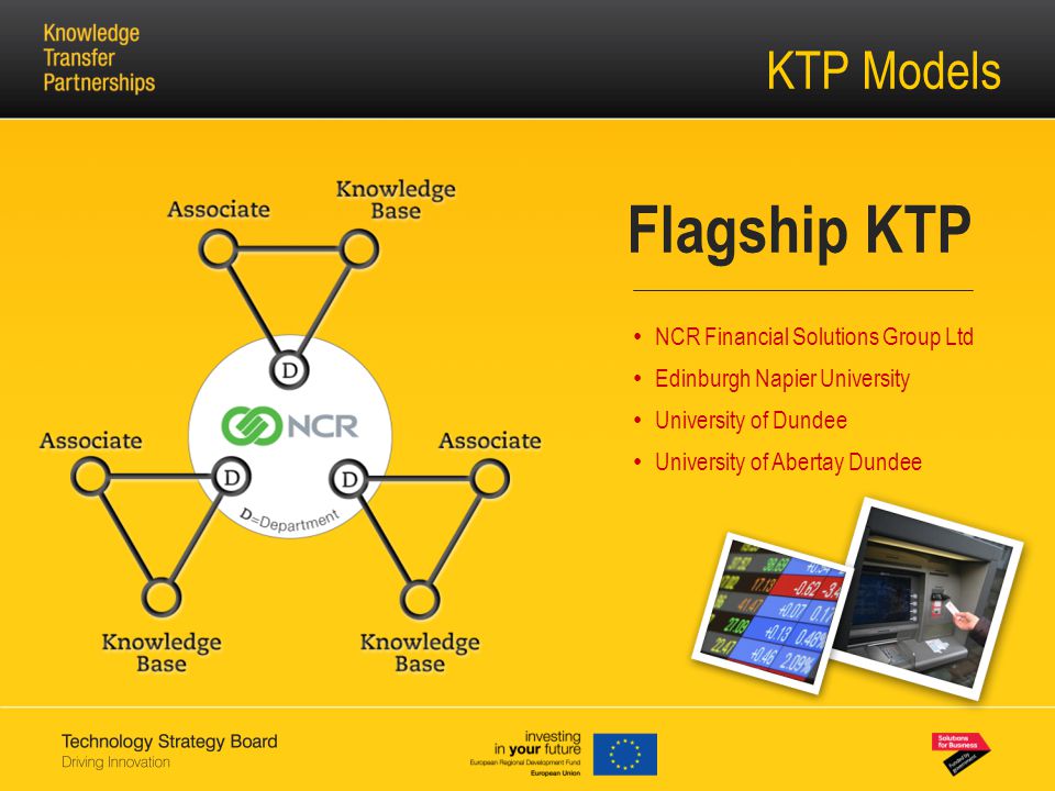 KTP Models Flagship KTP NCR Financial Solutions Group Ltd Edinburgh Napier University University of Dundee University of Abertay Dundee