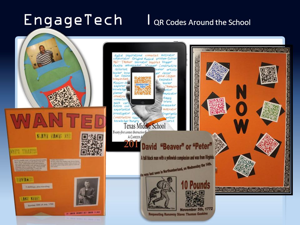 EngageTech | QR Codes Around the School