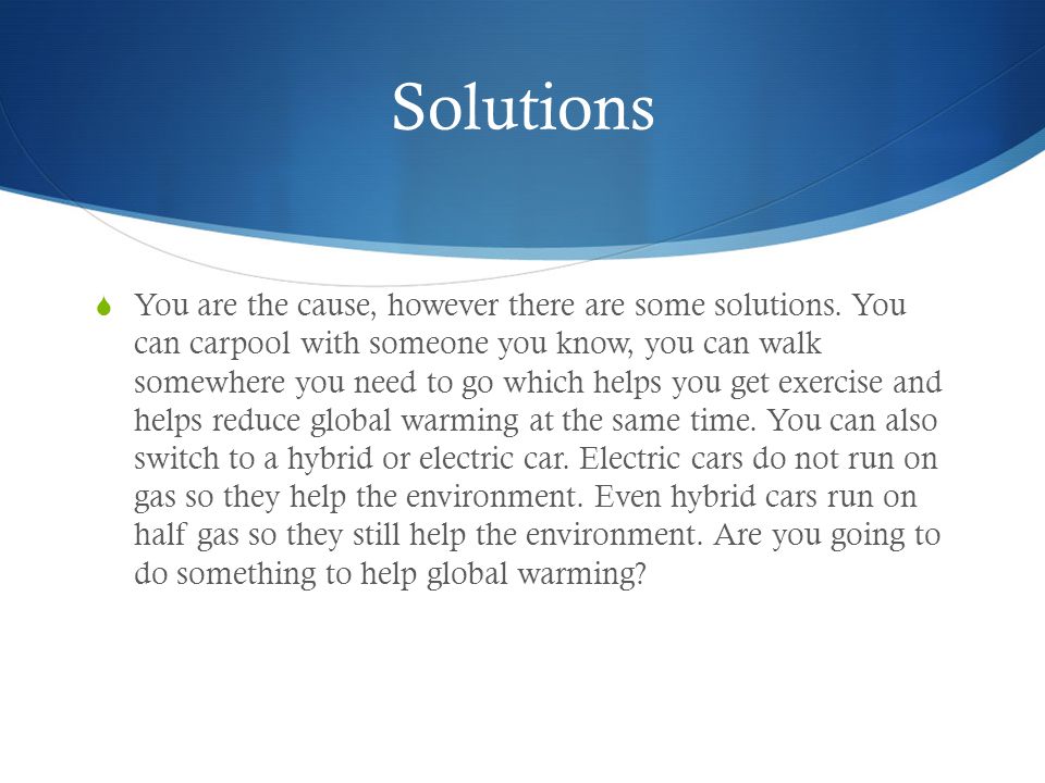 Solutions  You are the cause, however there are some solutions.