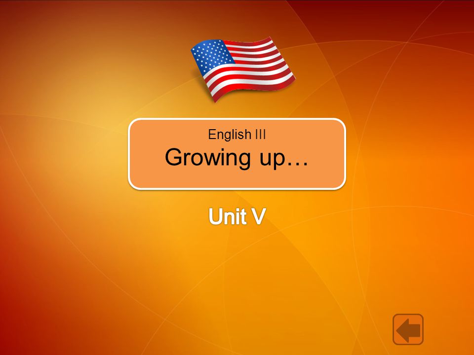 English III Growing up…