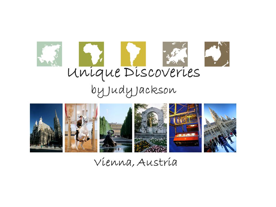 Unique Discoveries by Judy Jackson Vienna, Austria