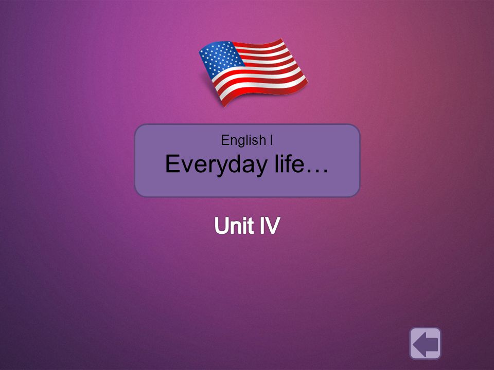 English I Everyday life…