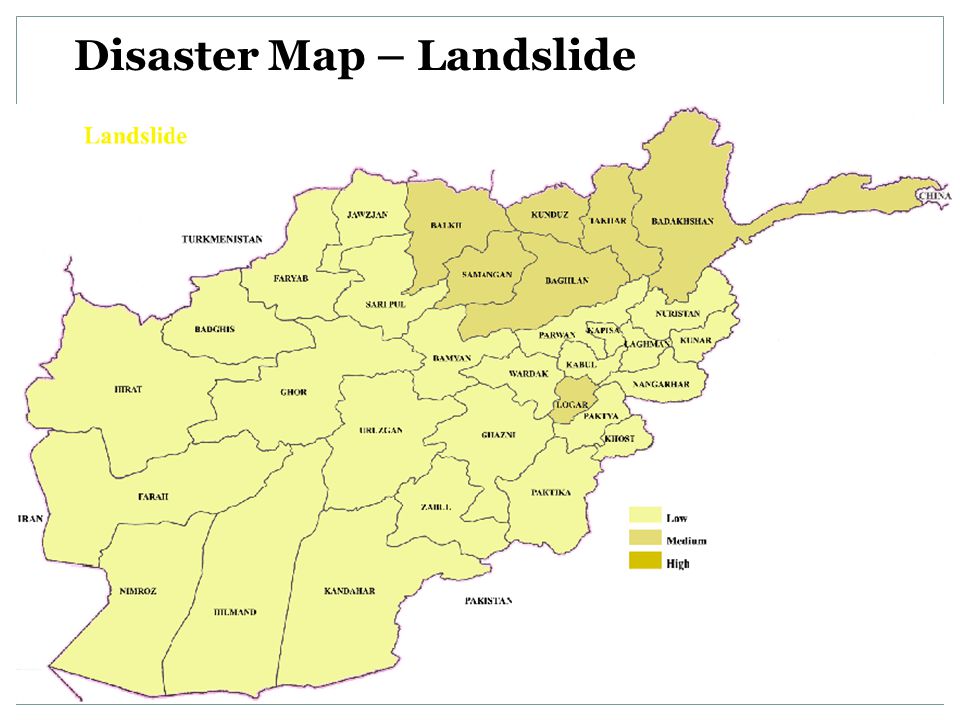 Disaster Map – Landslide