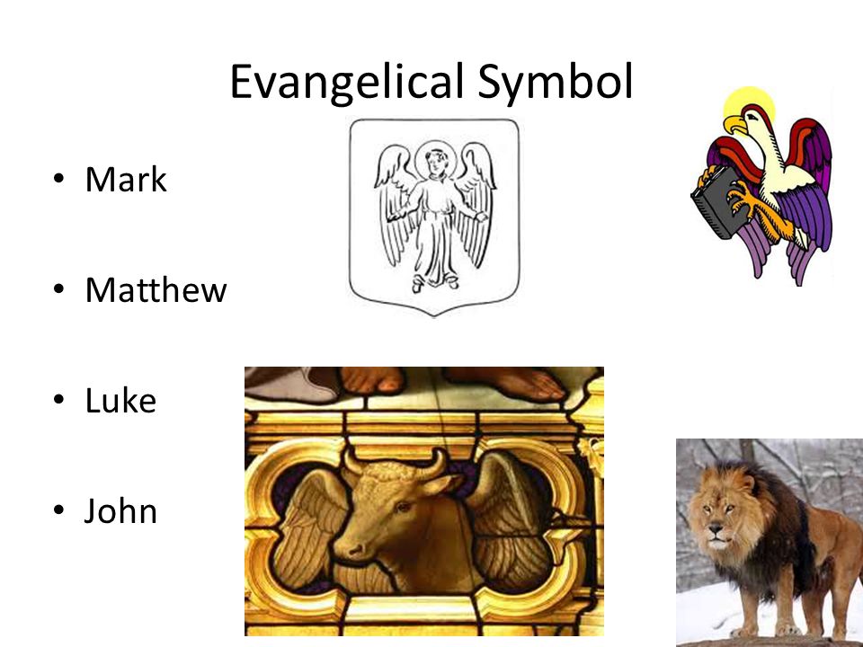 Evangelical Symbol Mark Matthew Luke John