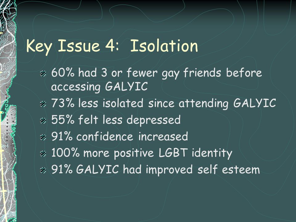LGBT Youth Key Issues. Key Issue 1: Age Coming Out1998 n n n20 First Told ppt download - 웹