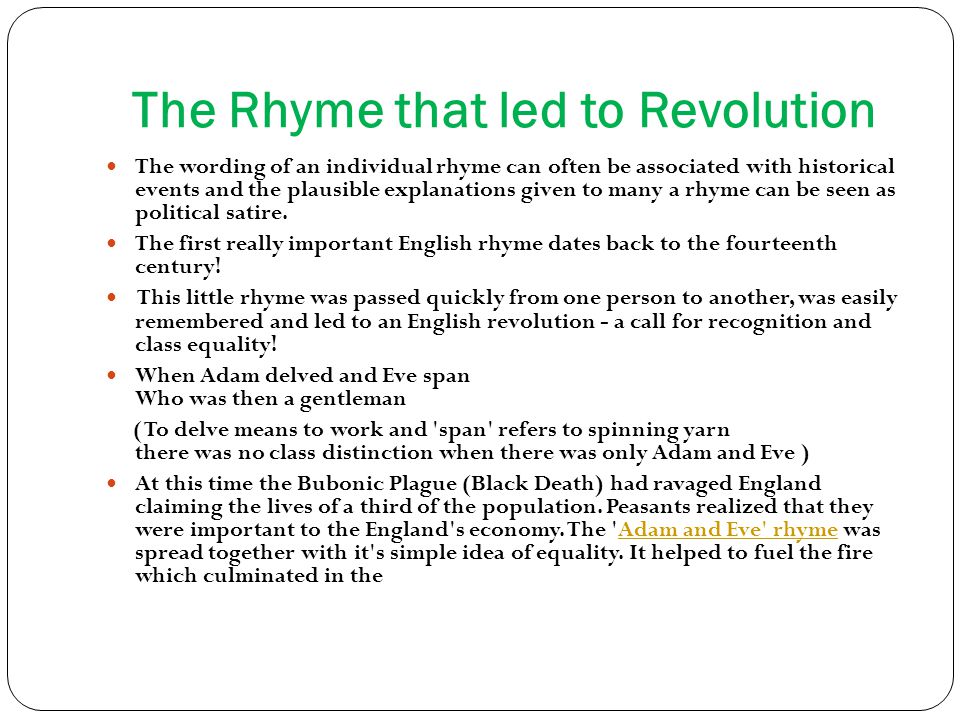 The Secret History Of The Nursery Rhyme History Of The Nursery Rhyme Many Of The Origins Of The Humble Nursery Rhyme Are Believed To Be Associated With Ppt Download The Secret History Of The Nursery Rhyme History Of The Nursery Rhyme Many Of The Origins Of The Humble Nursery Rhyme Are Believed To Be Associated With Ppt Download