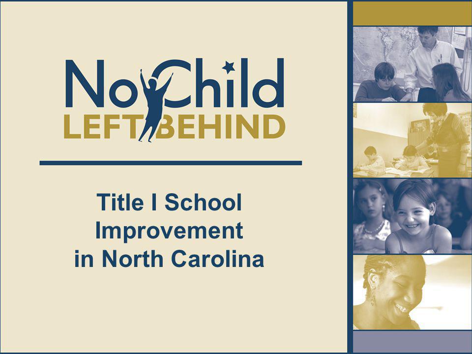 Title I School Improvement in North Carolina