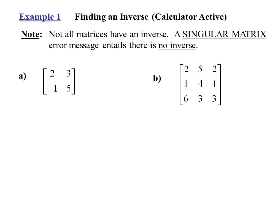 solve