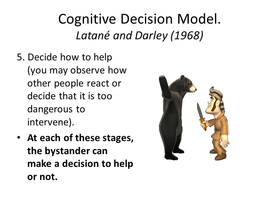 darley and latanes decision tree model of helping