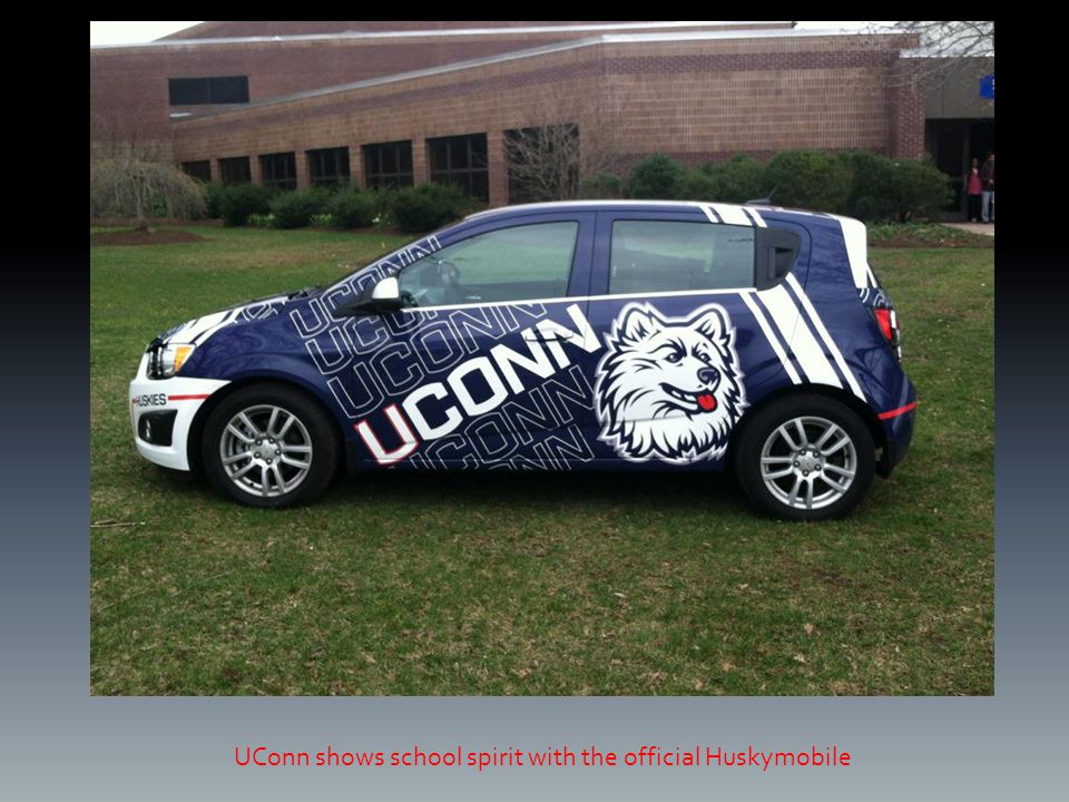 UConn shows school spirit with the official Huskymobile